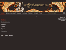 Tablet Screenshot of capharnaumm.com